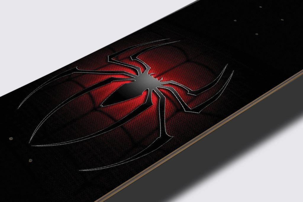 Spiderman Skateboard Deck Grafix Wall Art New Zealand Made