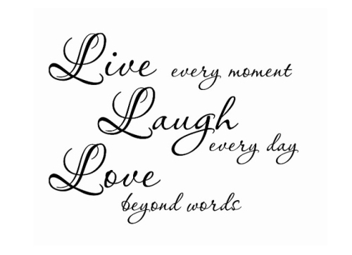 Live every moment - Grafix Wall Art