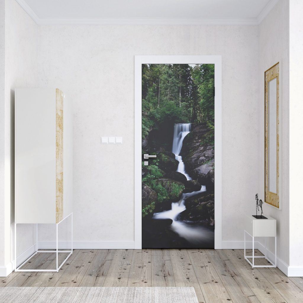 Forest Waterfall Doorway - Grafix Wall Art