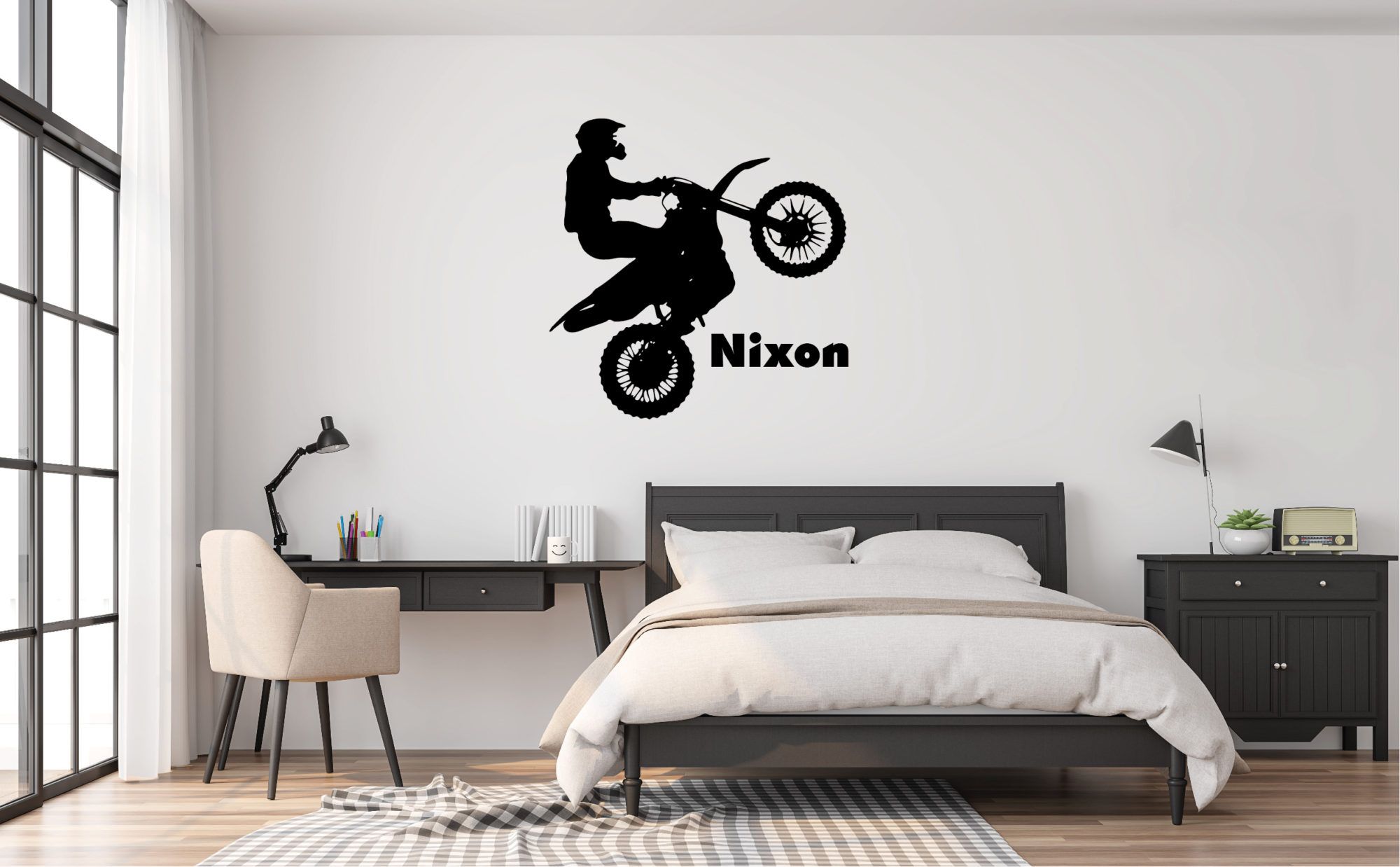 Wall Decal Motocross 2 Grafix Wall Art New Zealand Made
