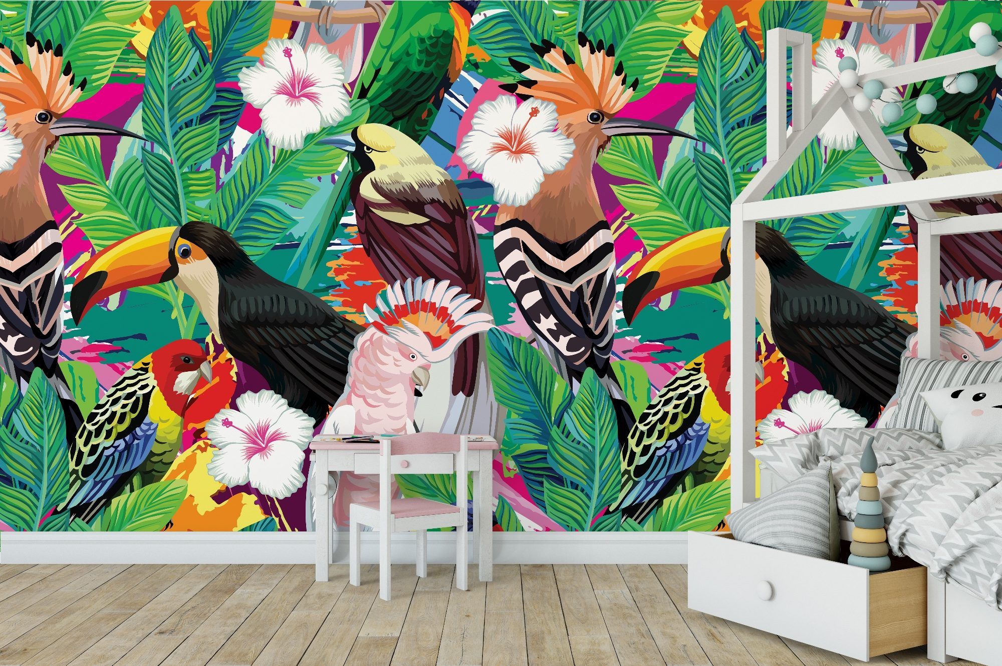 Wall Mural | Birds of Paradise - Grafix Wall Art