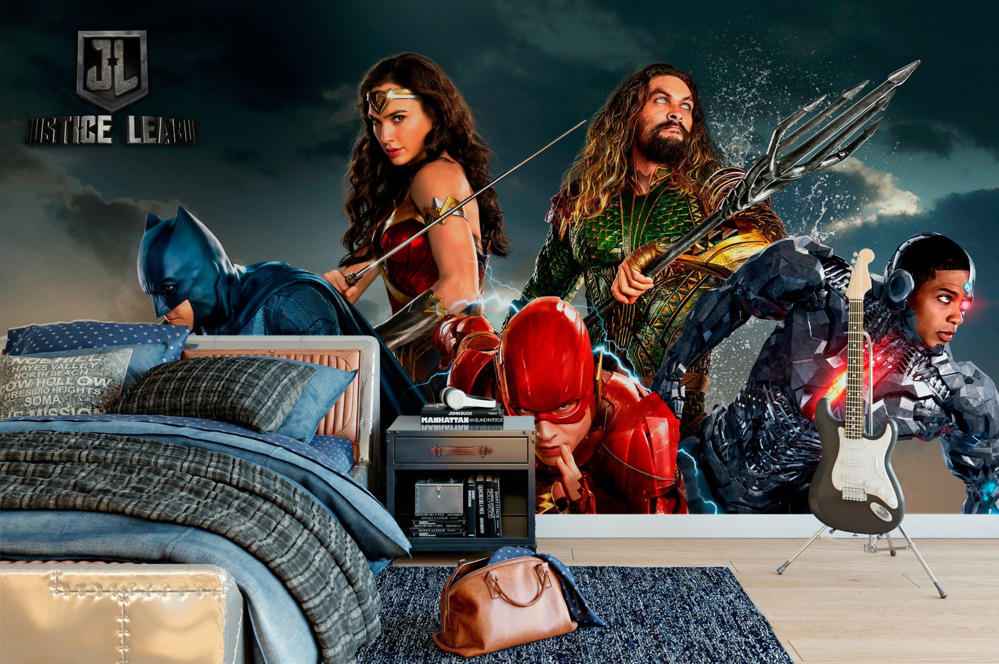 Wall Mural | Justice League - Grafix Wall Art