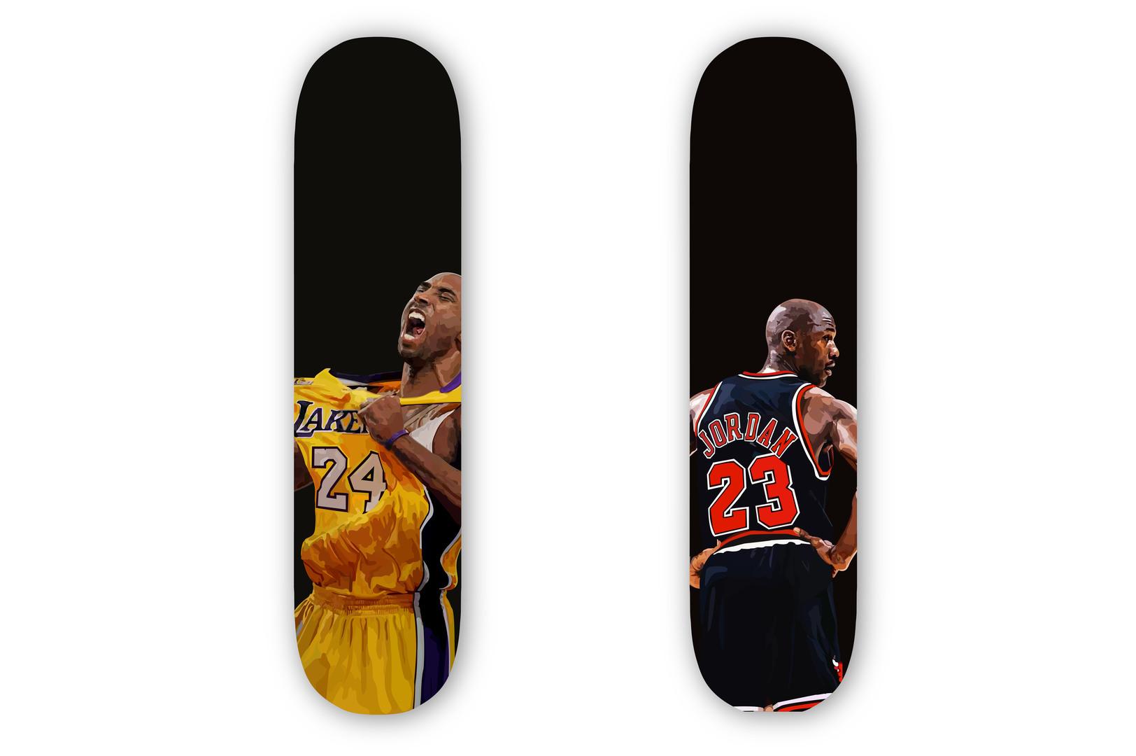 Basketball Skateboard Deck Art Grafix Wall Art New Zealand Made