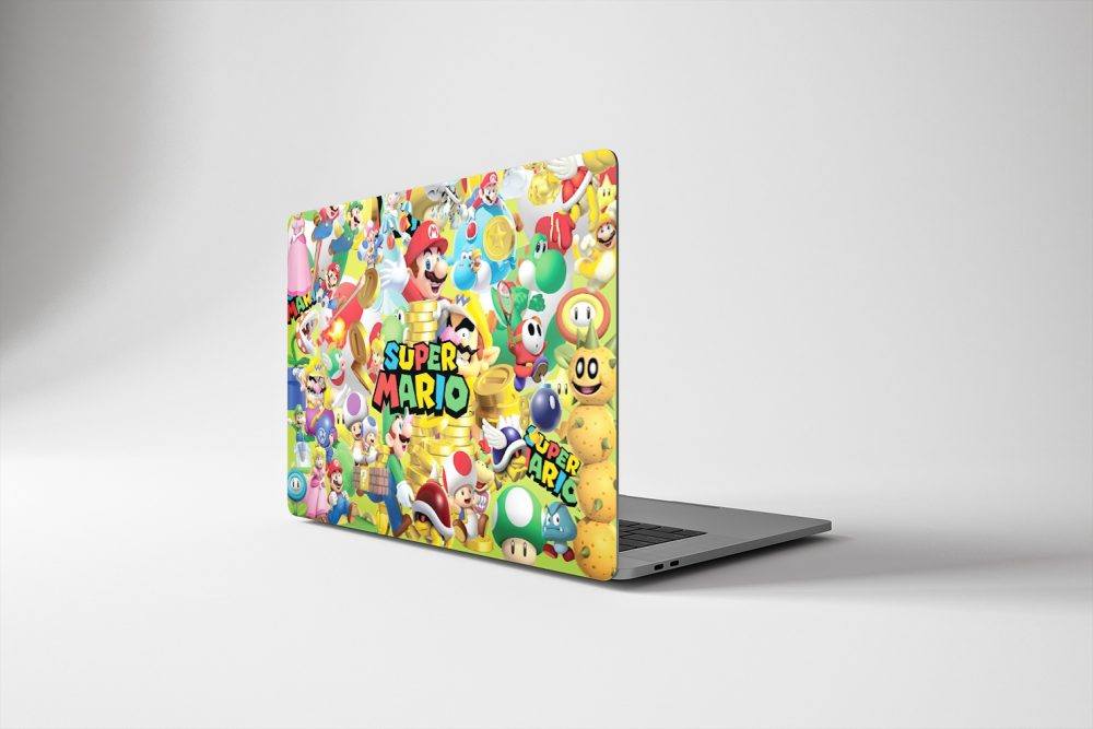 Laptop Skin | Super Mario - New Zealand Made - Grafix Wall Art