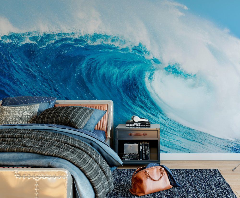 Wall Mural | Blue Wave - Grafix Wall Art