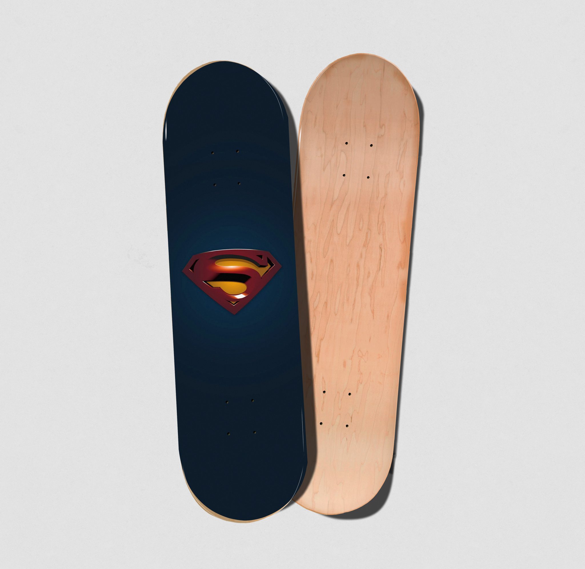 Superman Skateboard Deck Grafix Wall Art New Zealand Made