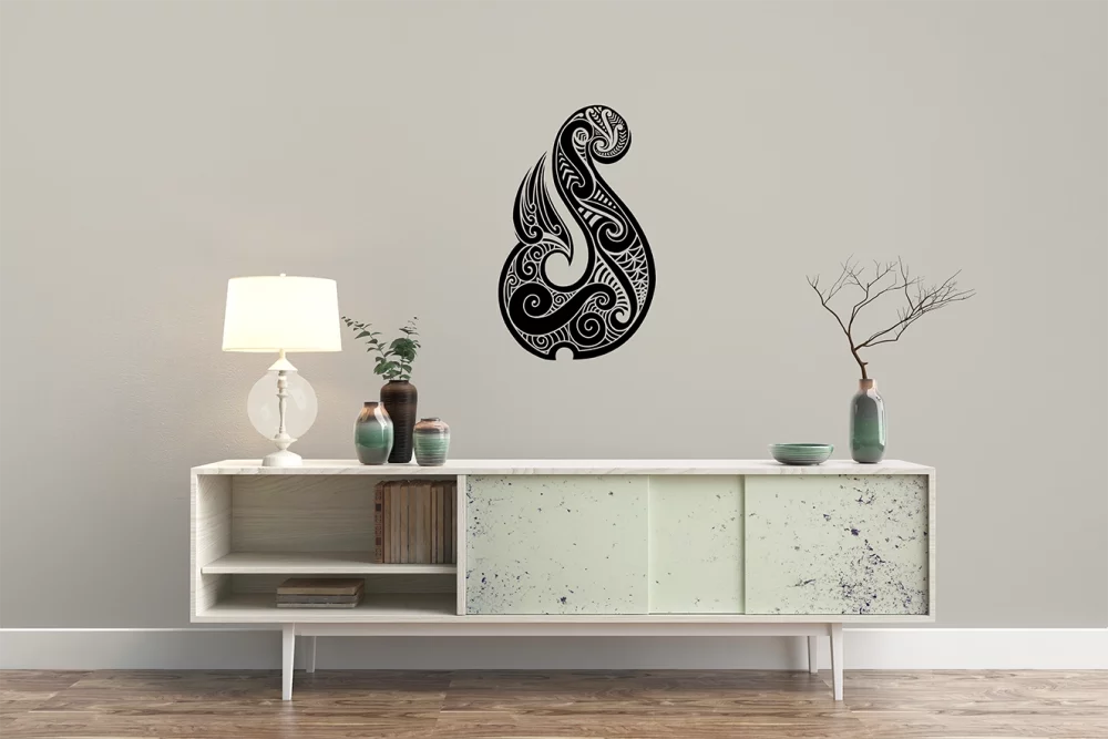 Kiwistar Om – Adesivo Murale A Forma Di Om – 6 Taglie Disponibili – 60x60 Cm Colore Nero – Rimovibile Senza Residui – Per Pareti Lisce, Vetro, Metallo, Piastrelle – Incluso Adesivo Di Prova