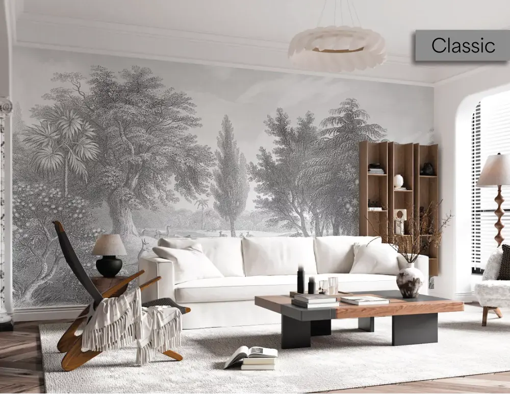 Wall Mural | Forest Etch
