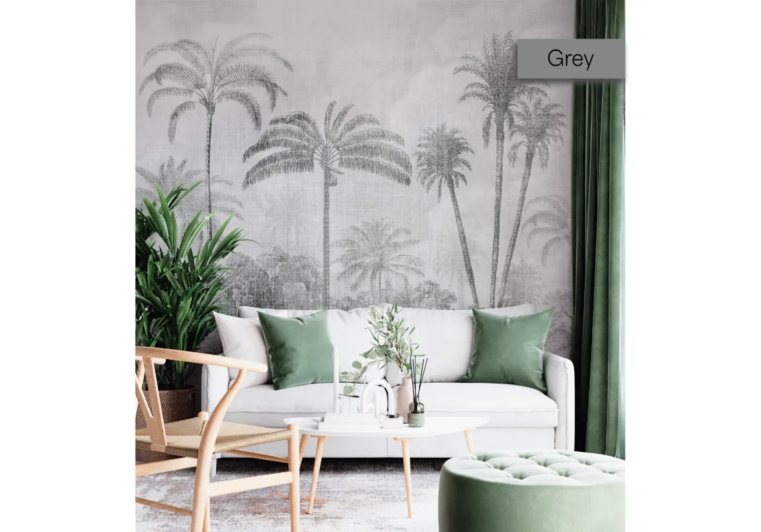 Wall Mural | Vintage Jungle Salon - Image 3