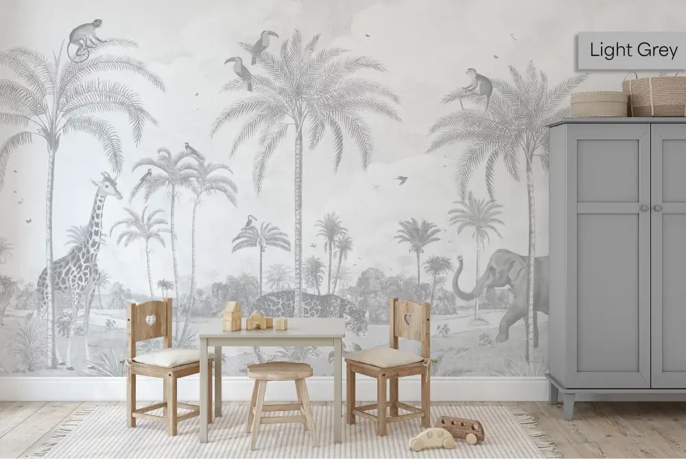 Alternative view of Wall Mural | Wild Vintage Jungle
