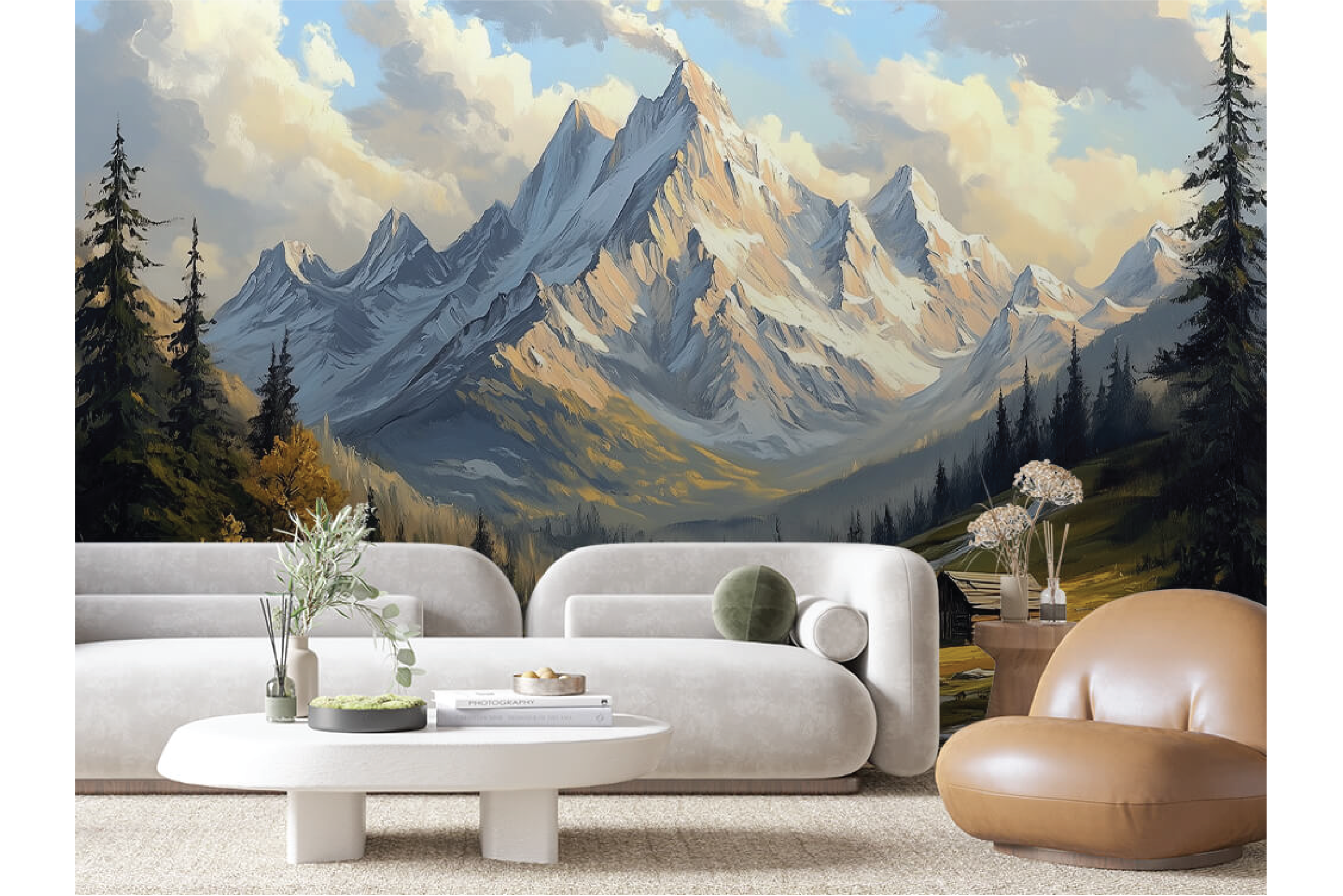 View of Landscape Wallpaper - Grafix Wall Art