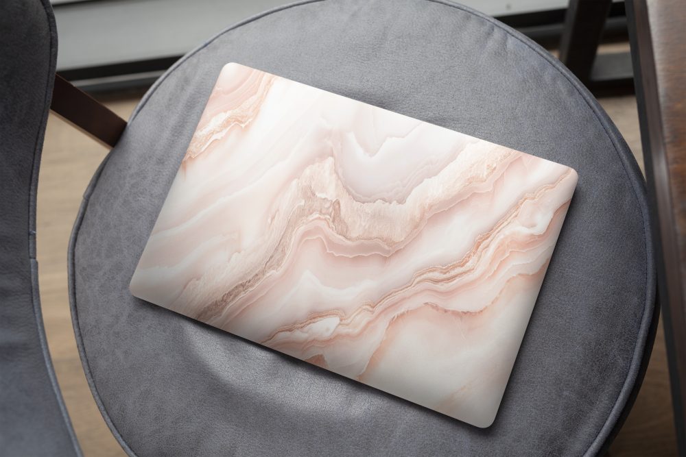 Alternative view of Laptop Skin | Marble 02