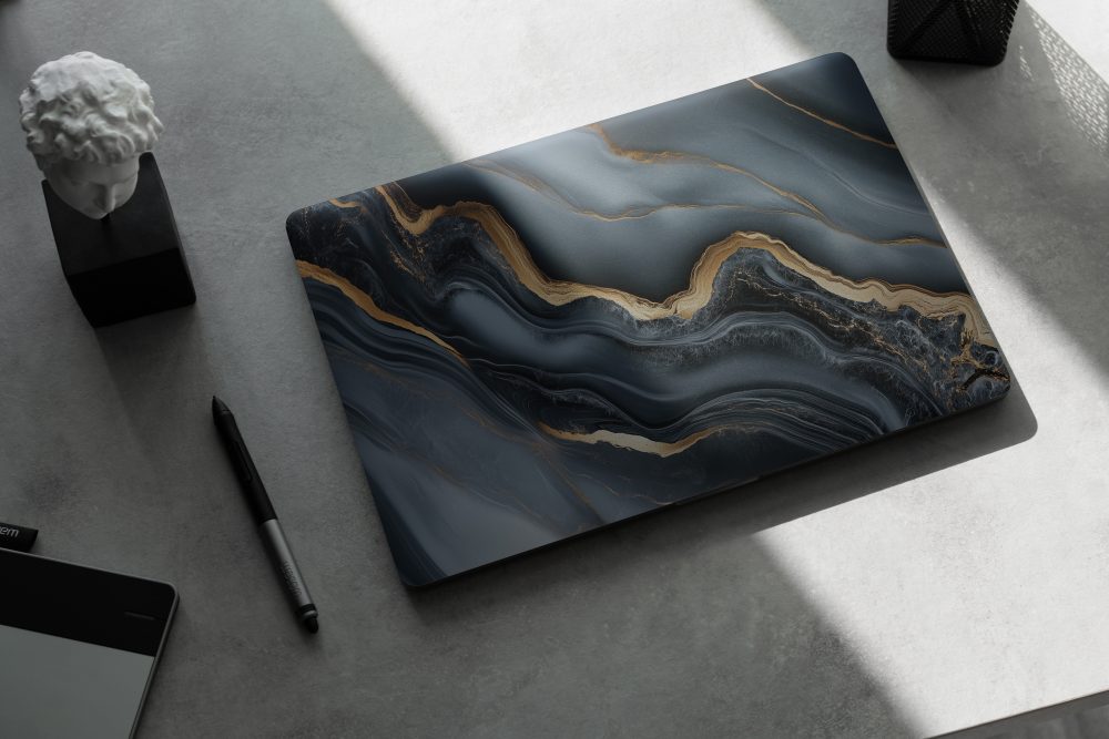 Alternative view of Laptop Skin | Marble 06
