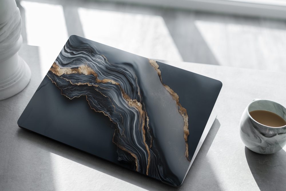 Alternative view of Laptop Skin | Marble 07