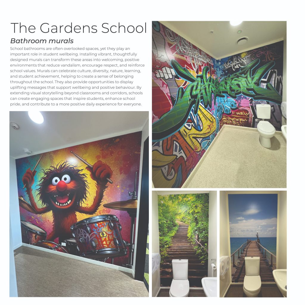 Murals for school bathrooms